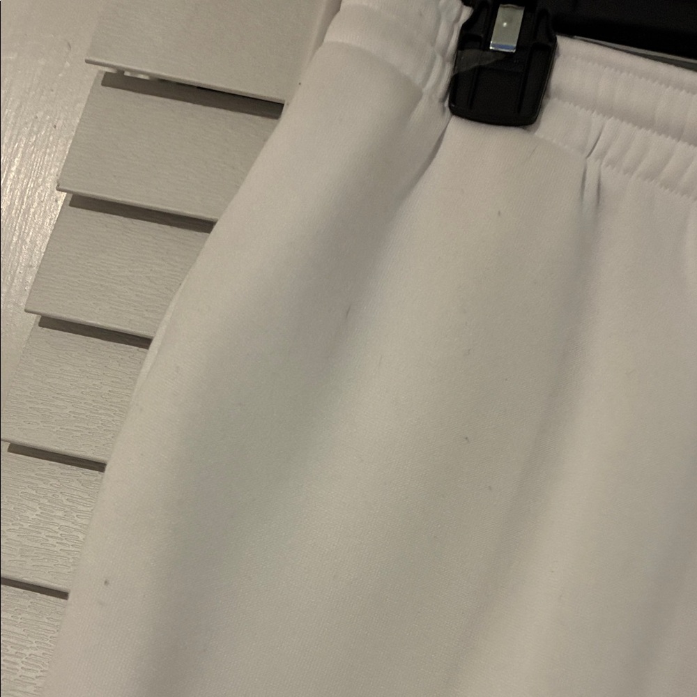 LA White Track Pants with Blue and Yellow Stripe - Picture 4 of 14